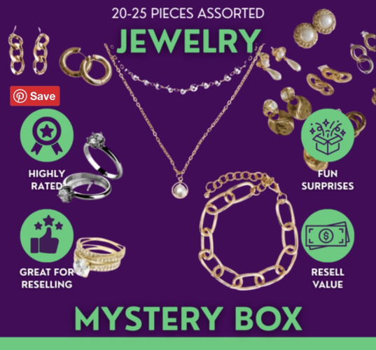 20-25 Piece Jewelry & Accessories Mystery Box